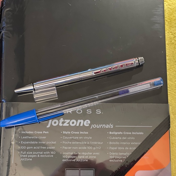 Cross Journal with Pen | Black and Orange - Picture 6 of 8